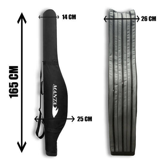 Husa Rigida Serie Walter - Manta Tripla 165cm